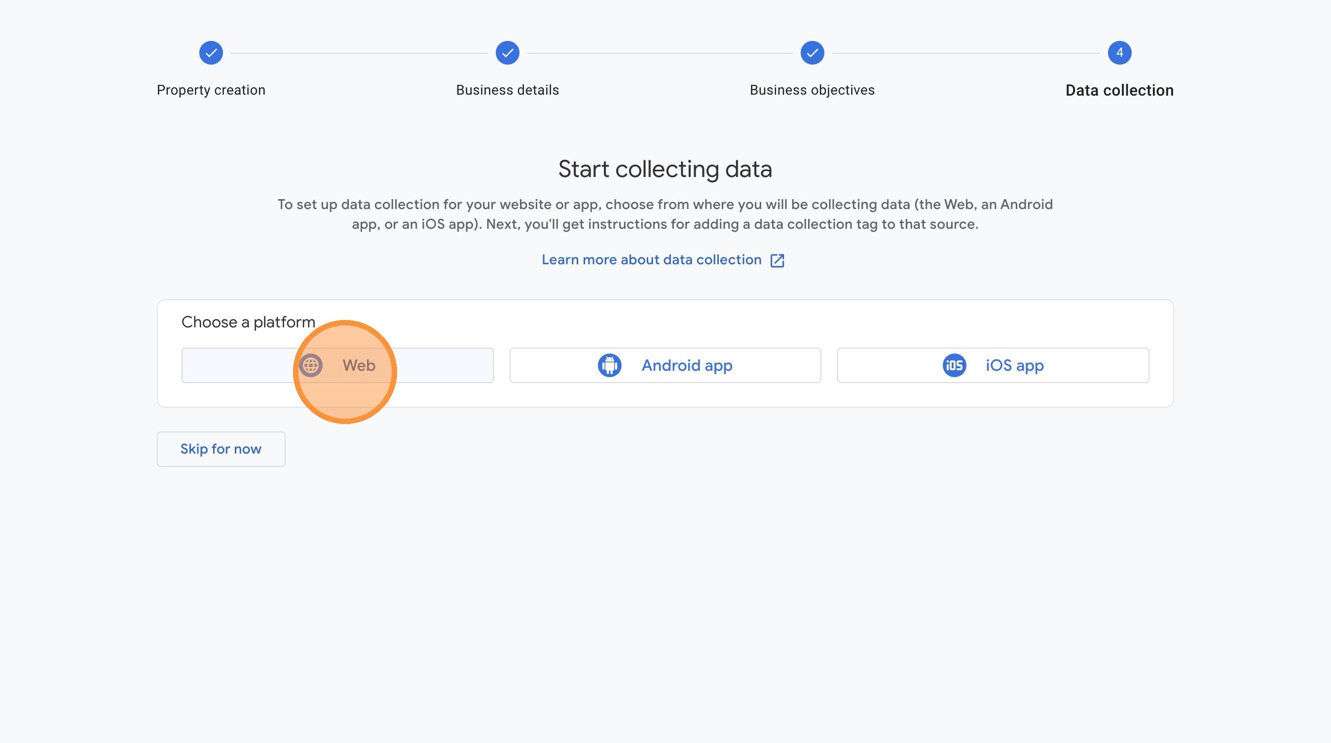 Create the Data Stream